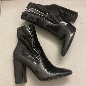 Aldo Patent Leather Booties